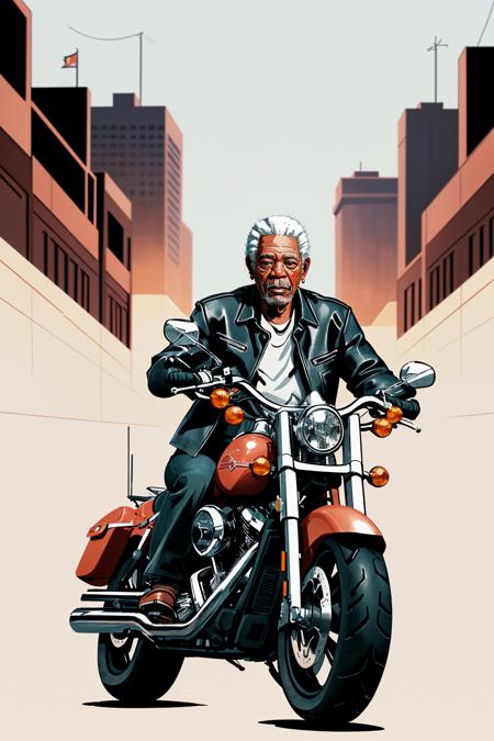 00820-4010116250-(Fllustration_1.2),_breathtaking highly detailed graphic novel illustration of  morgan freeman riding a harley davidson motorcyc.png